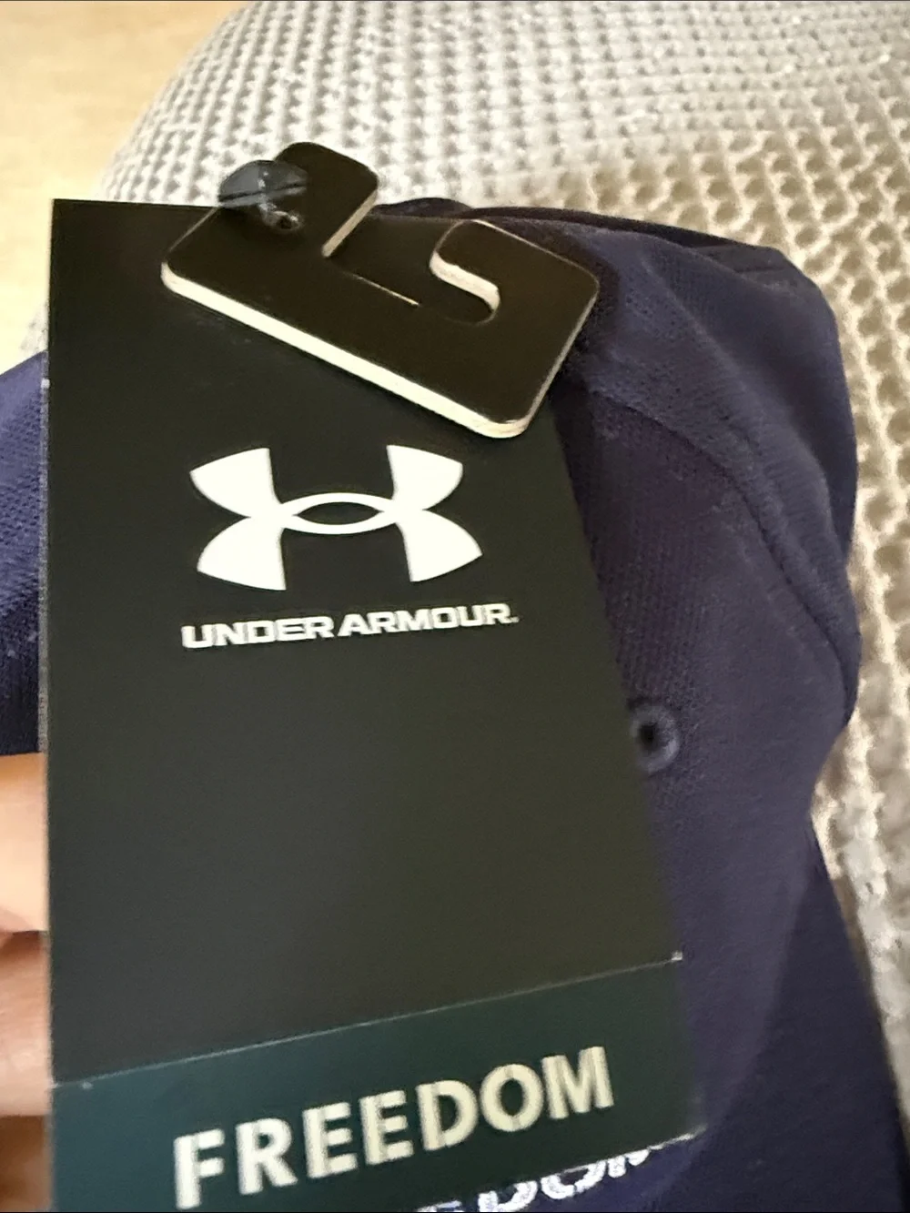 Under Armour Navy Cap with Patriotic Logo